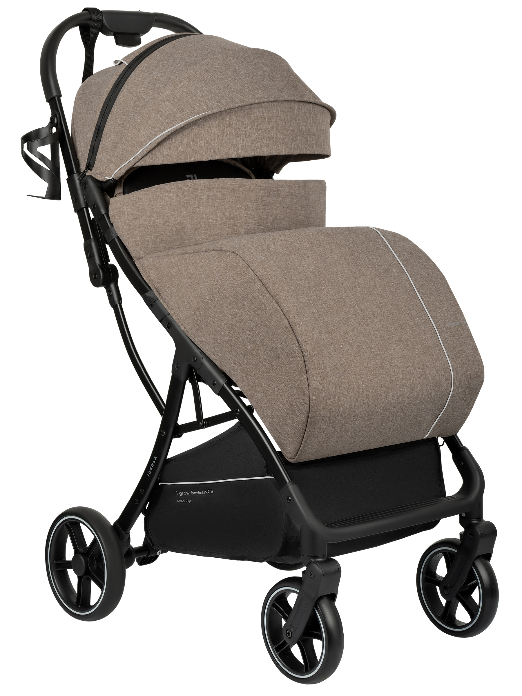 Коляска прогулочная JOVOLA Cooper темно-бежевый - фото 15