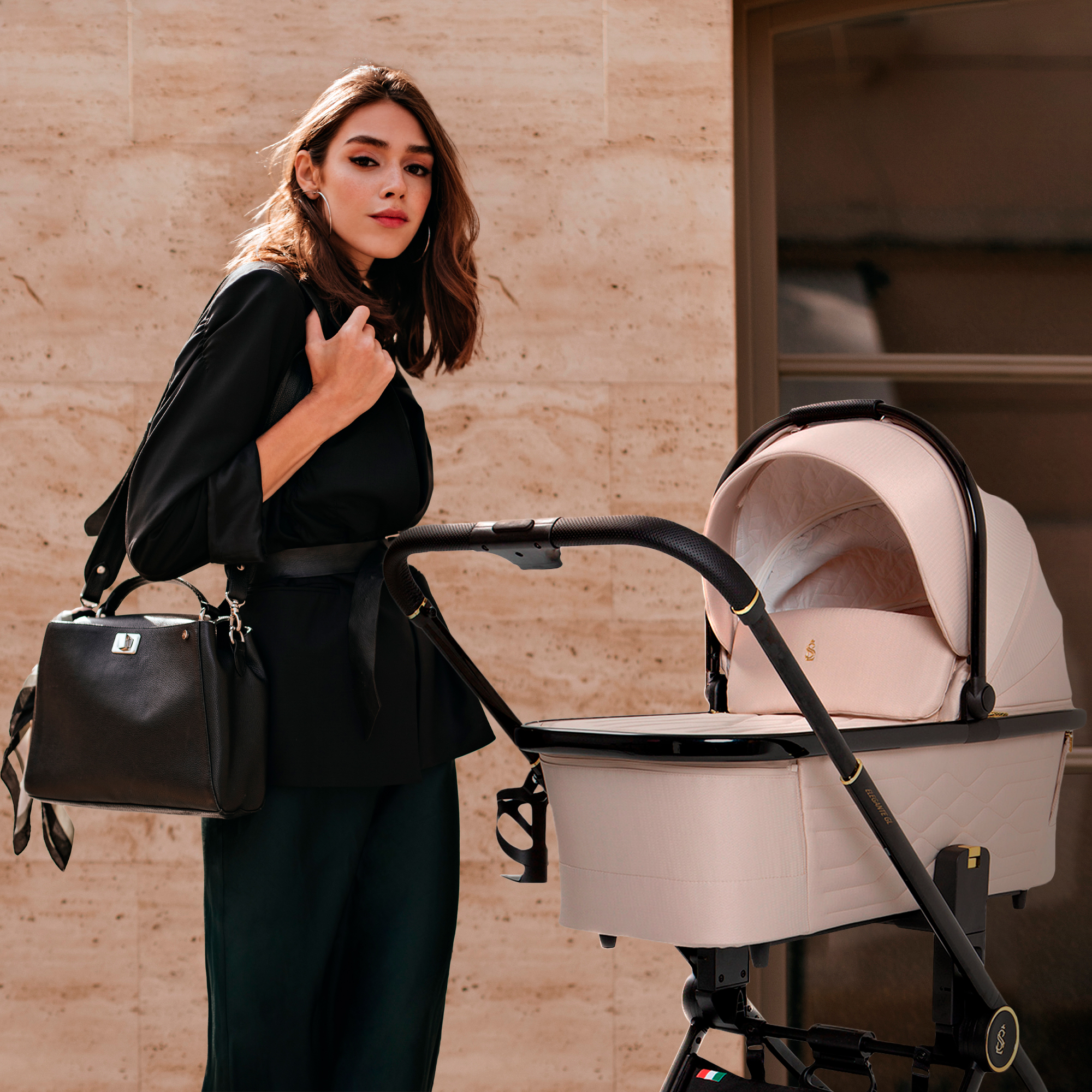 Коляска 3в1 Sweet Baby SBL Elegante GL Black черный - фото 20