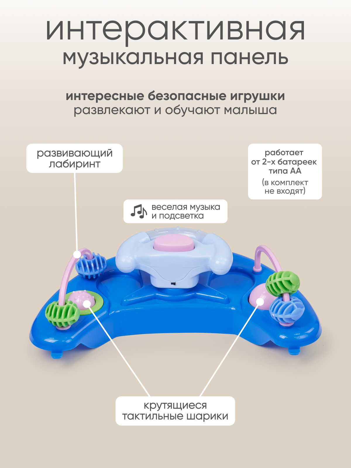Ходунки Solmax голубой голубой - фото 2