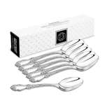 Ложка столовая Кольчугинский мельхиор Серебряная роза посеребренный