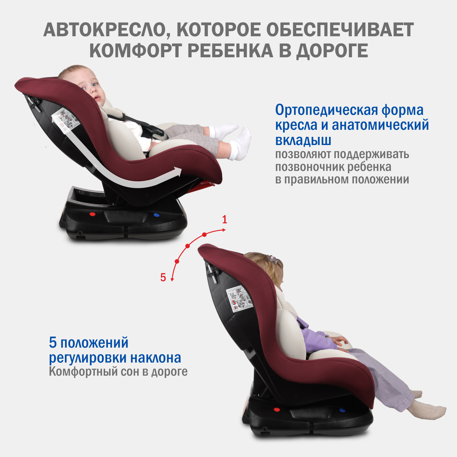 Автокресло SIGER Наутилус 0+/1 (0-18 кг) - фото 2