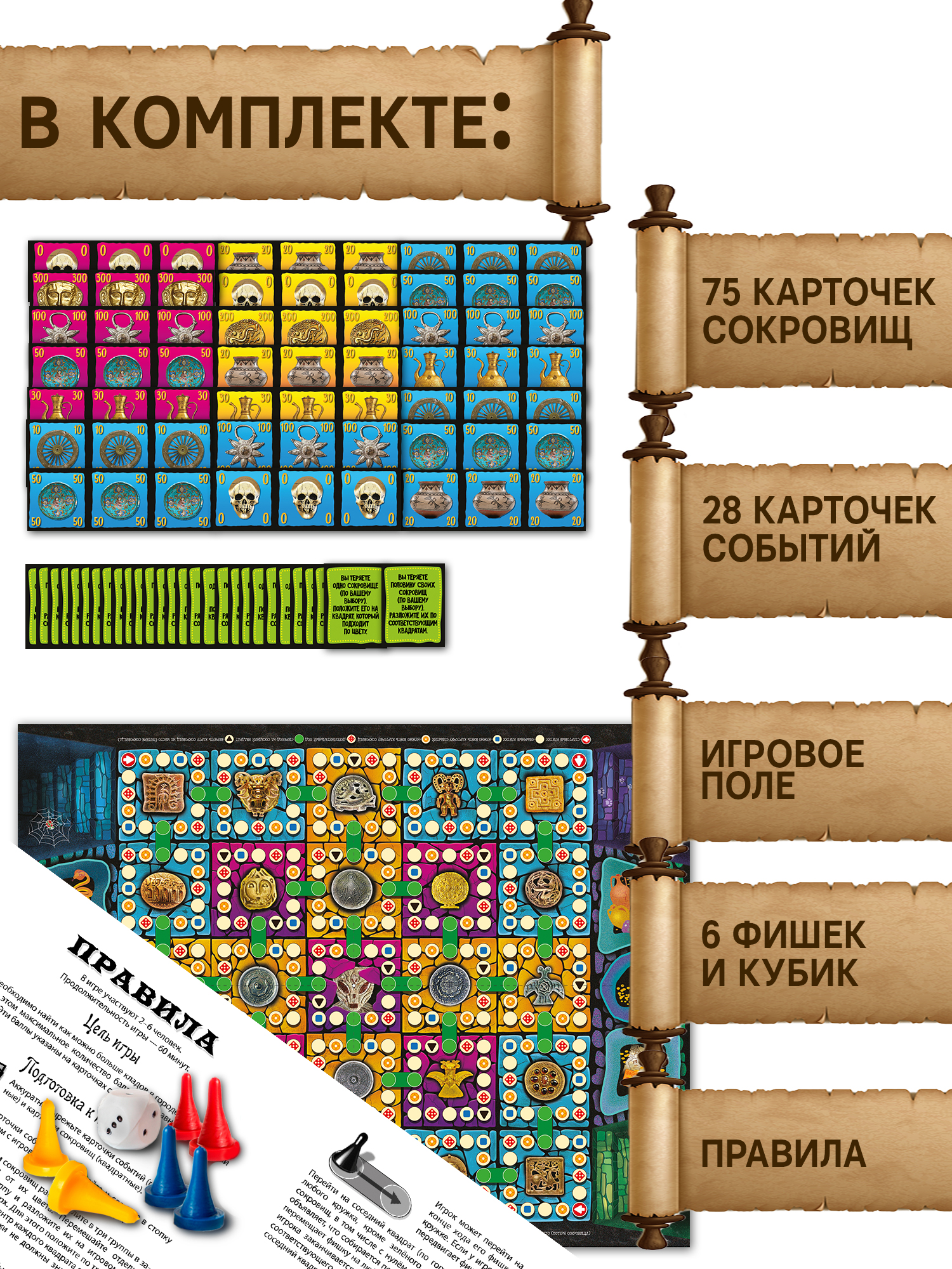 Настольная игра Дрофа-Медиа Сокровища Магенджа-Дара 3852 - фото 3