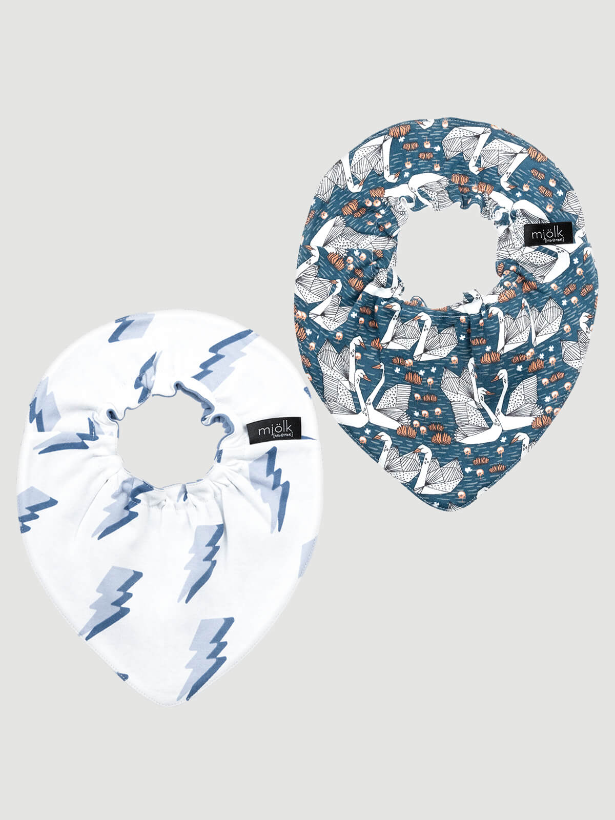 Нагрудник Mjolk текстиль 2 шт. - фото 1