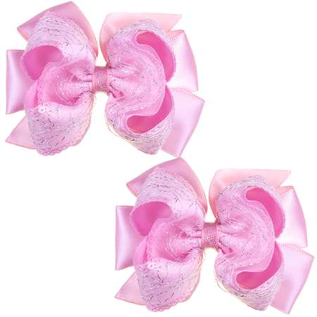 Бант Babys JOY 2шт Розовый NY44-5