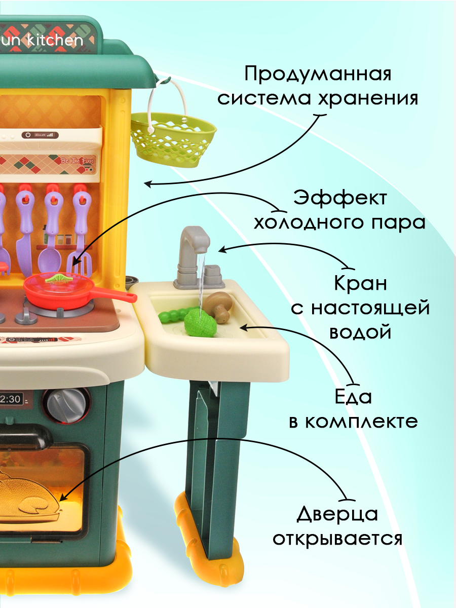 Игрушечная кухня Рыжий кот - фото 4