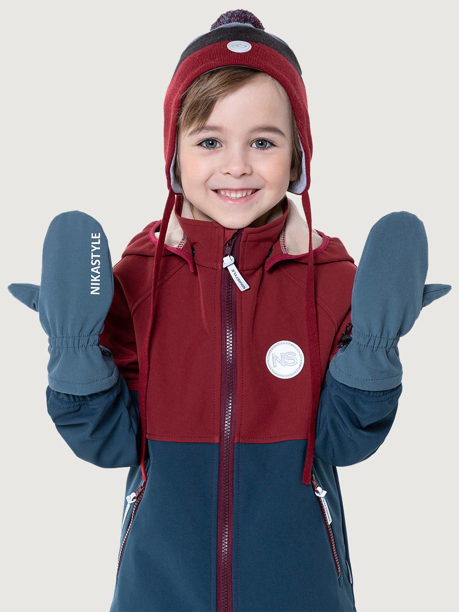 Варежки NIKASTYLE 14л16726 деним - фото 3