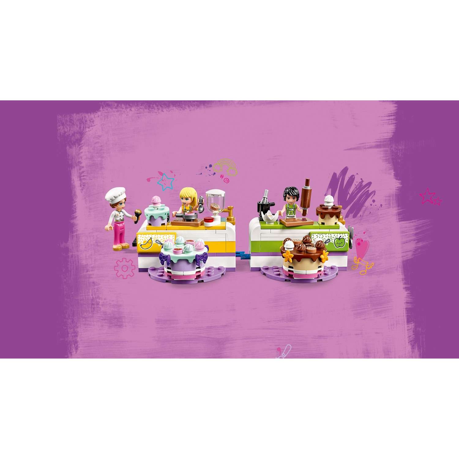 Конструктор LEGO Friends Соревнование кондитеров блочный - фото 11