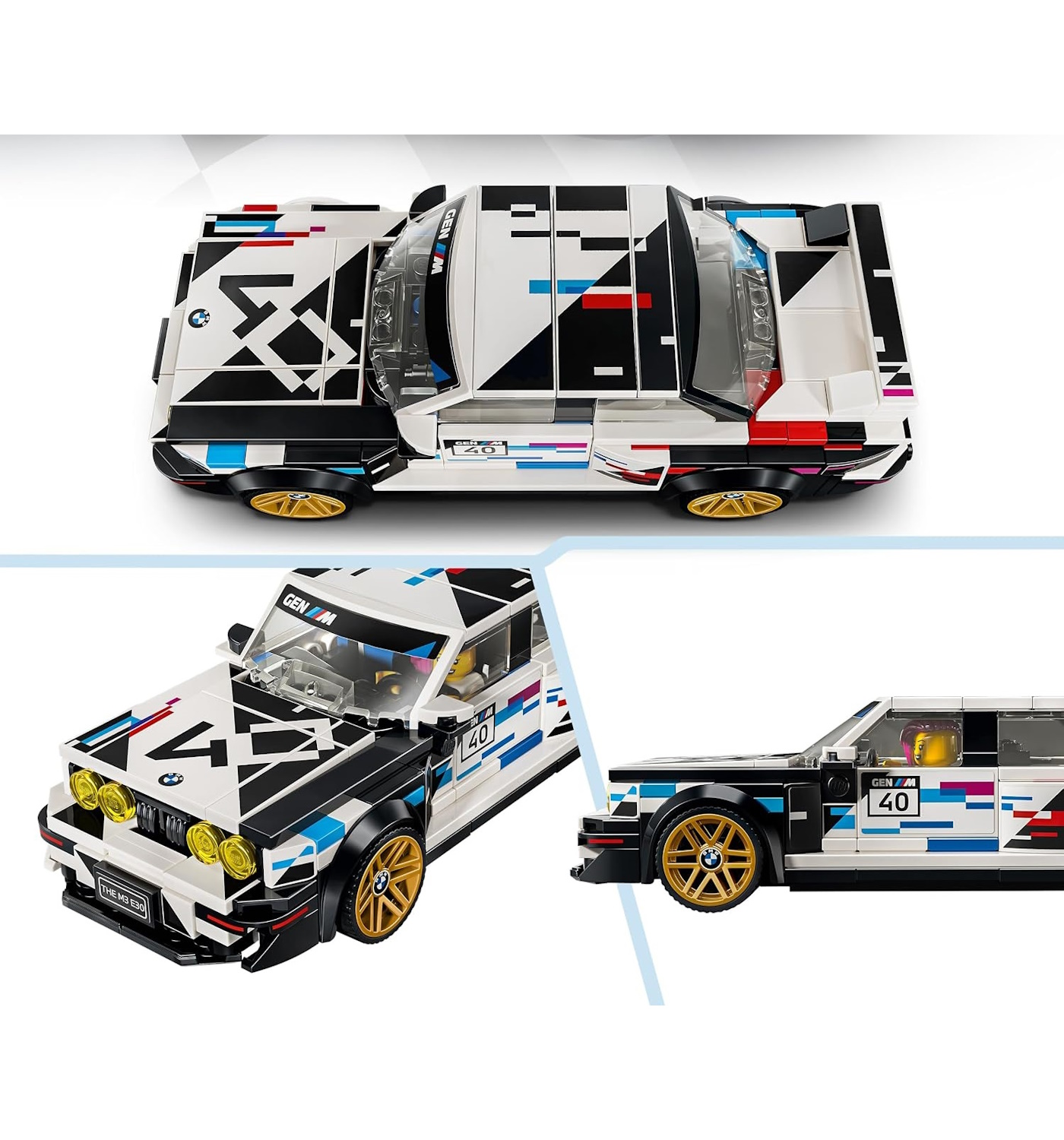 Конструктор LEGO Speed Champions BMW M3 E30 358 дет. - фото 3