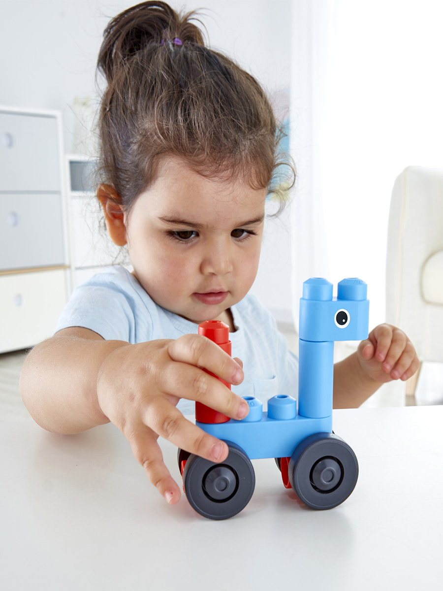 Конструктор Hape Автомобиль и существа из мини-блоков 6 дет. - фото 3