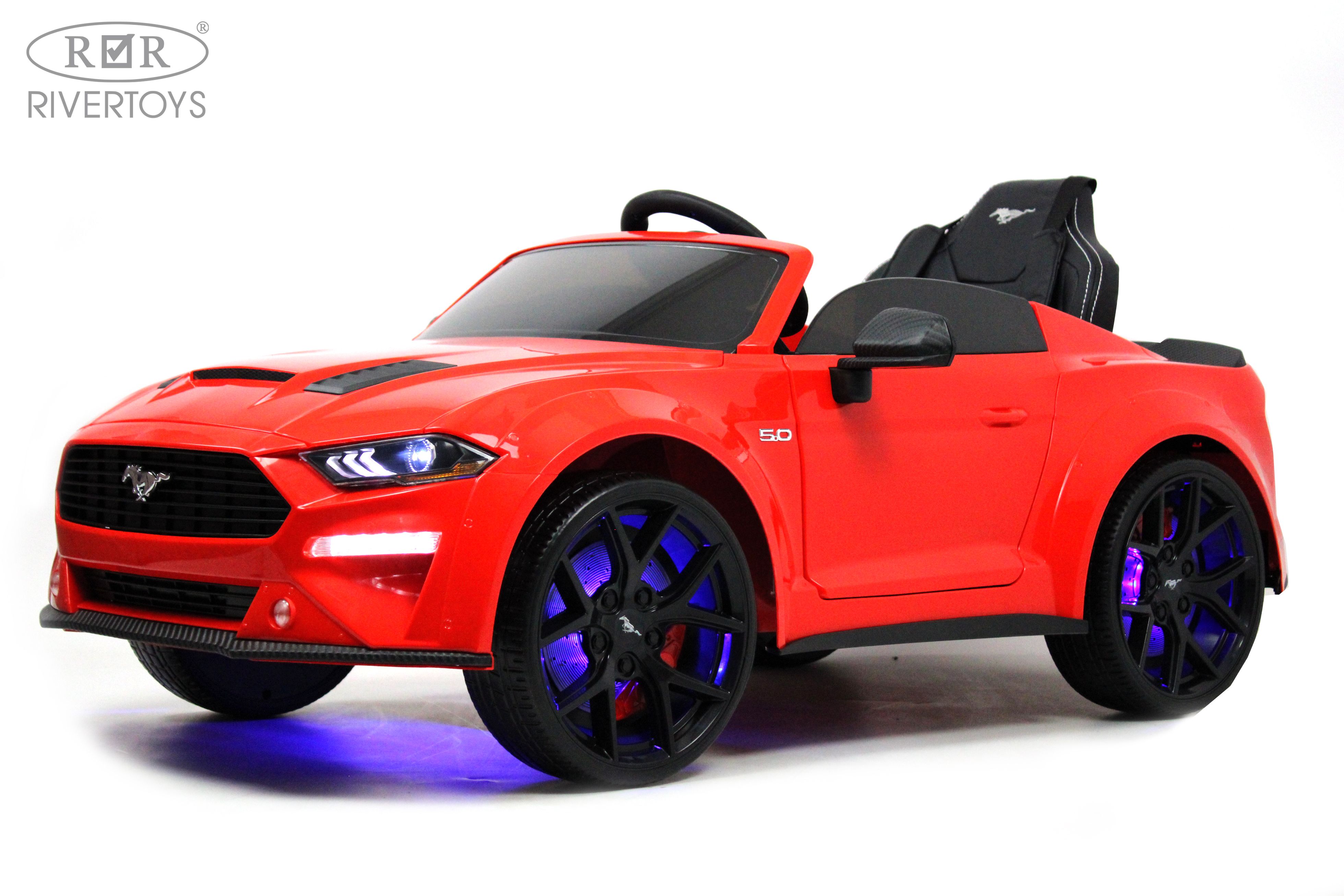 Электромобиль RIVERTOYS A222MP-RED С пультом ДУ - фото 25