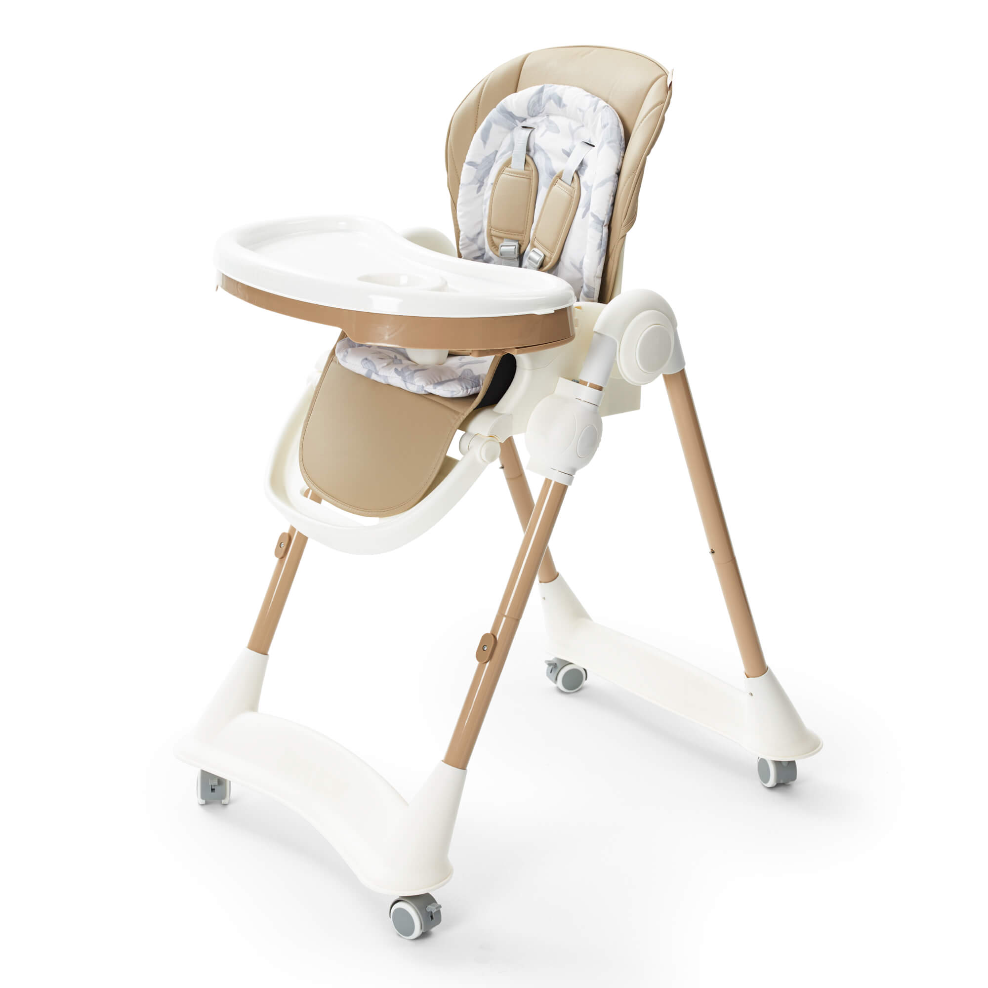 Стульчик для кормления UNIX Kids Ocean бежевый - фото 13