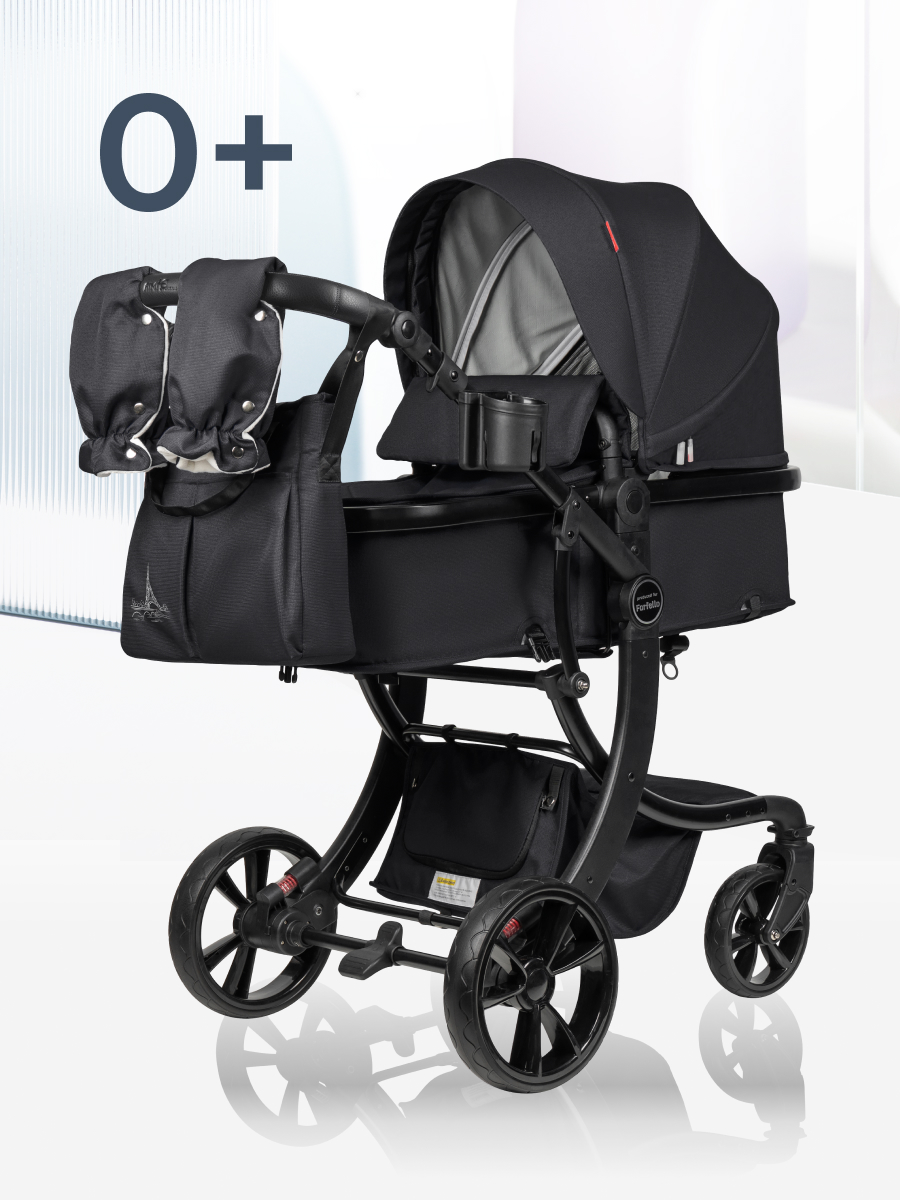 Коляска трансформер Aimile Original New Black черный - фото 2