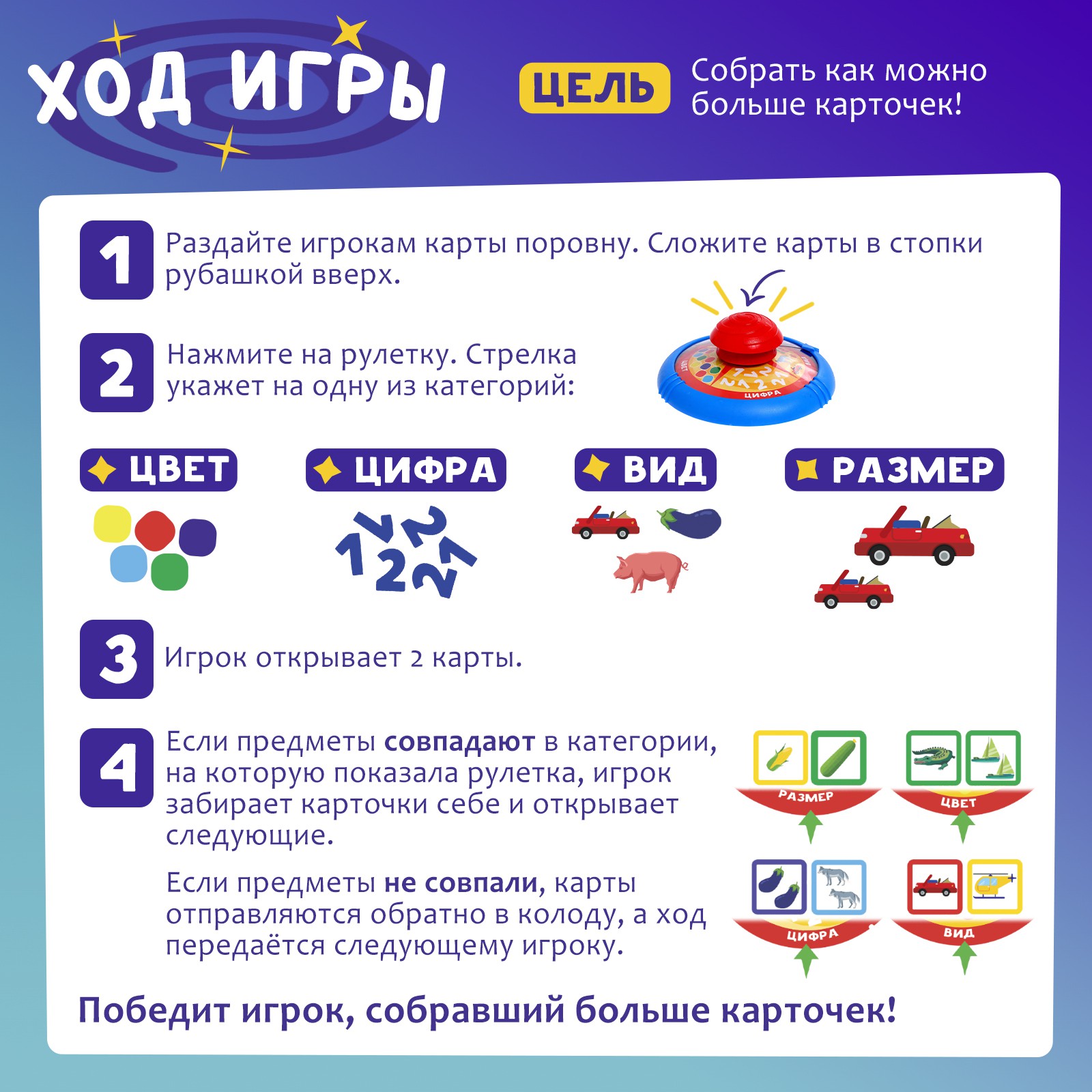 Настольная игра Лас Играс KIDS Мемо - фото 3