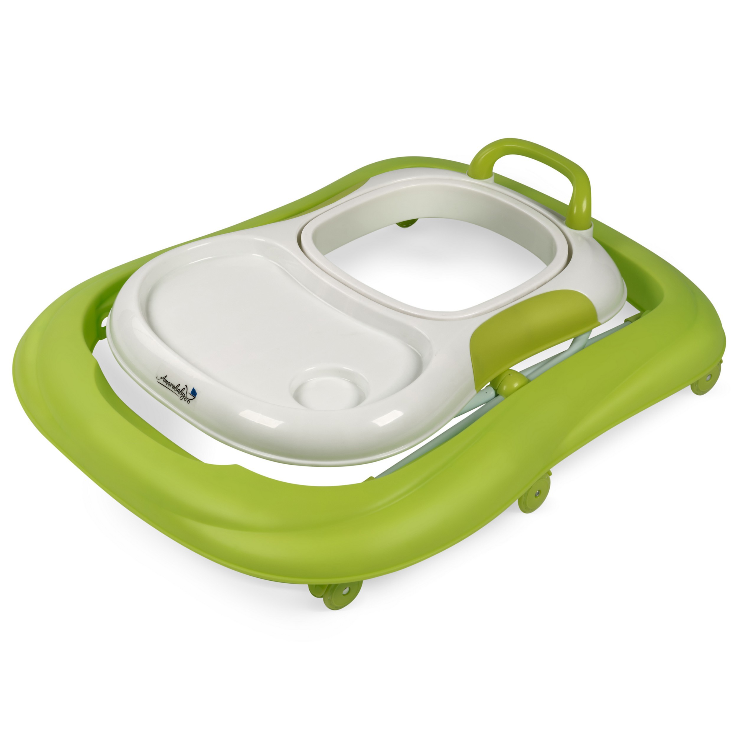 Ходунки Amarobaby Strolling Baby с электронной игровой панелью Зеленый - фото 7