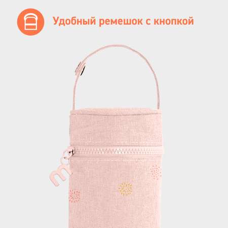 Термосумка Miniland для бутылочек Thermybag Dolce до 500 мл розовый