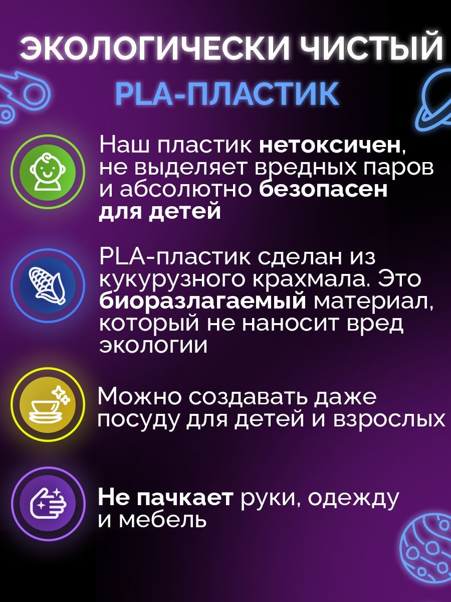Пластик FUNTASTIQUE Синий - фото 6