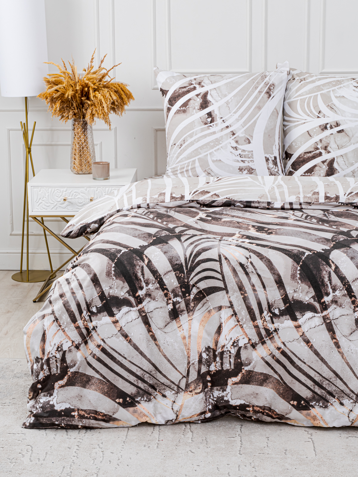 Комплект постельного белья LOVEBERRY Абстракция евро 4 предм. - фото 4