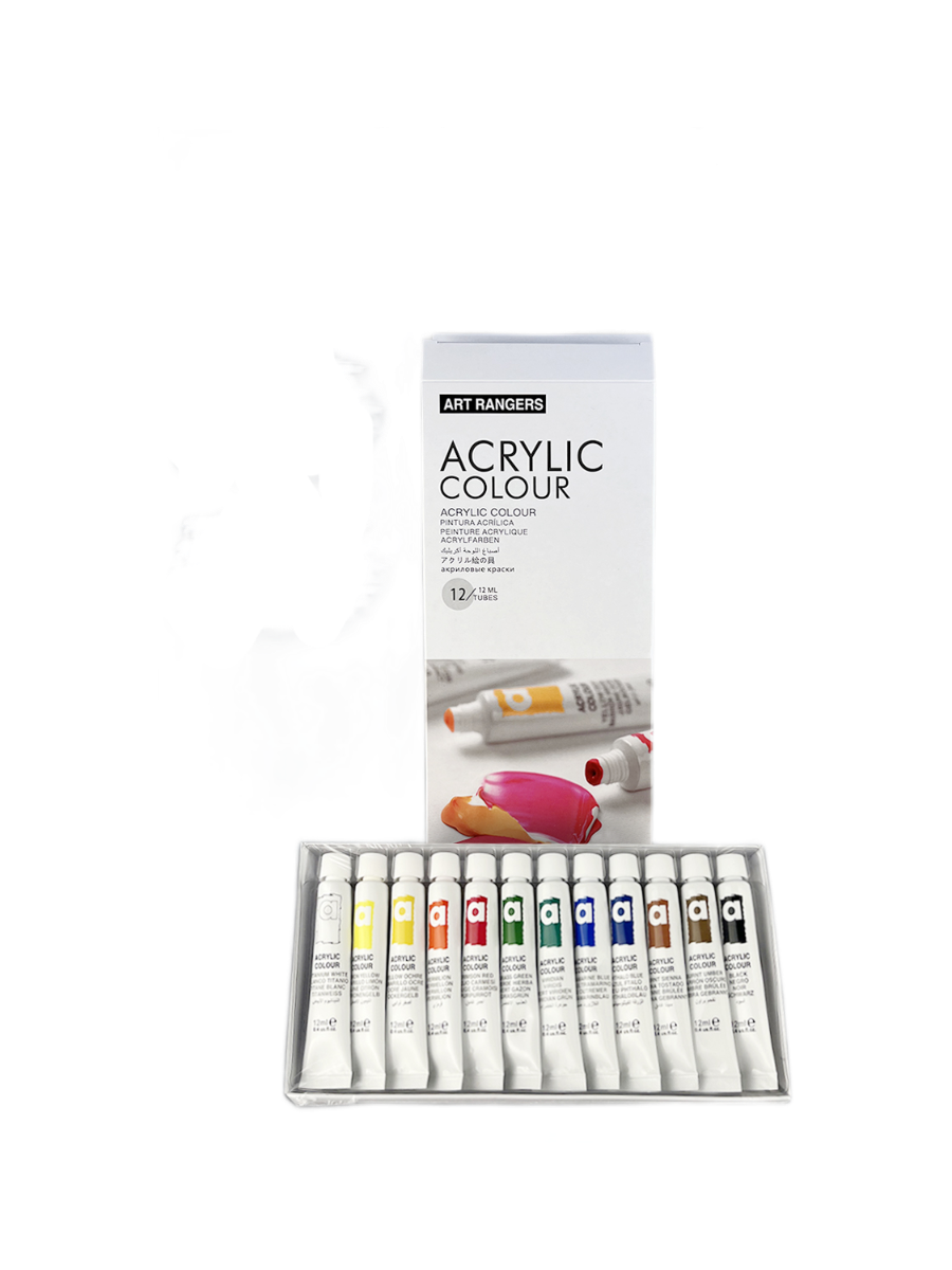 Краски акриловые Color Kit 12 цв. - фото 1