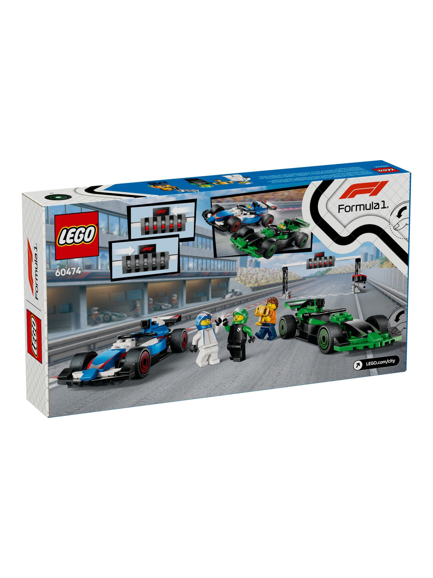 Конструктор LEGO City F1 Cтарт с автомобилями 313 дет. - фото 3