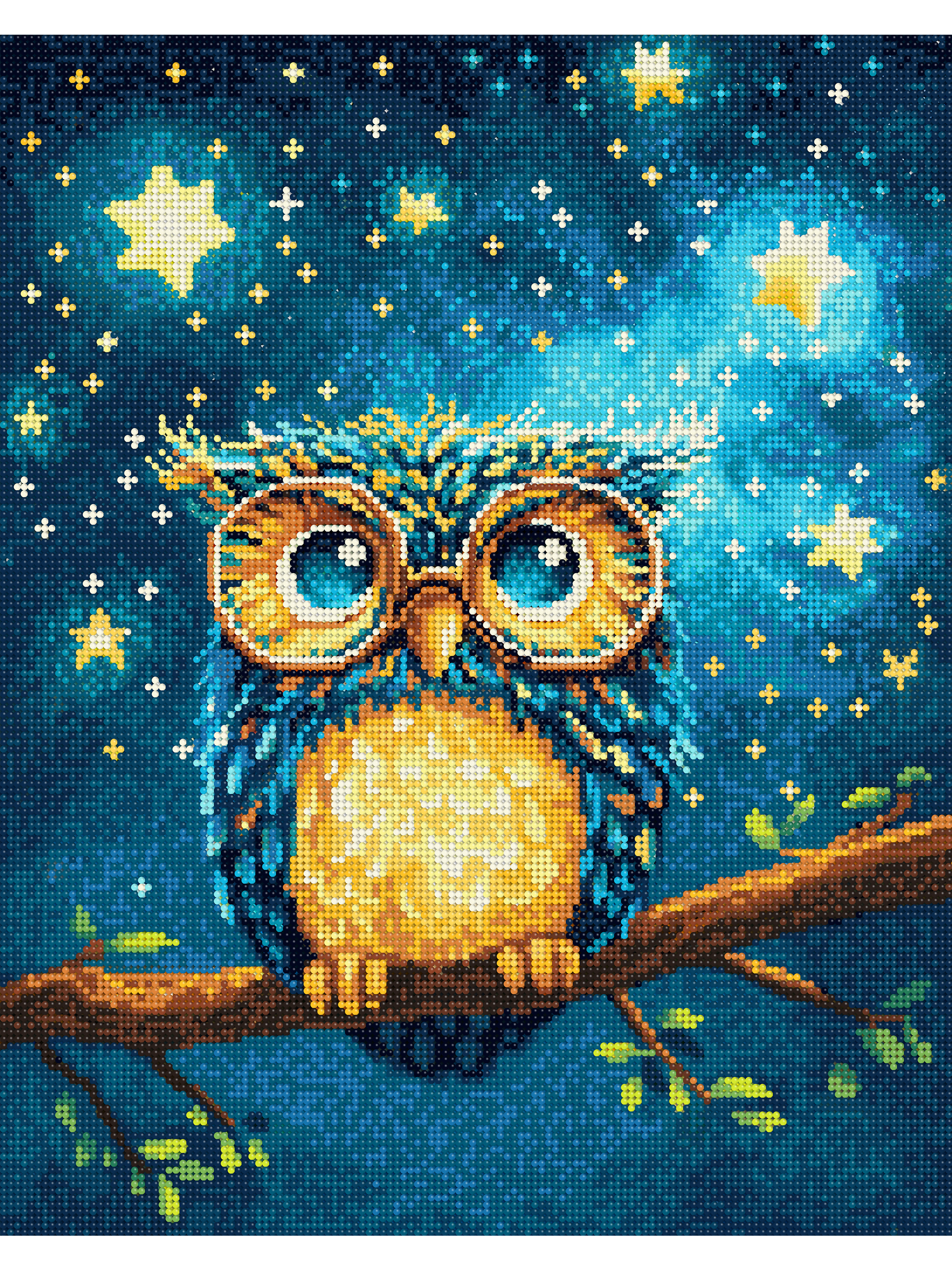 Алмазная мозаика Art sensation Звёздная совушка в ассортименте - фото 2