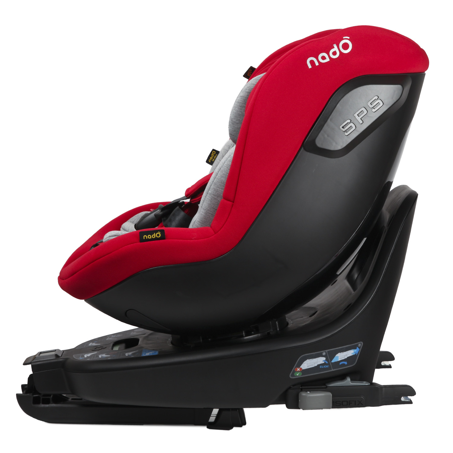 Автокресло nado Garnet red Isofix 0+/1 (0-18 кг) - фото 15