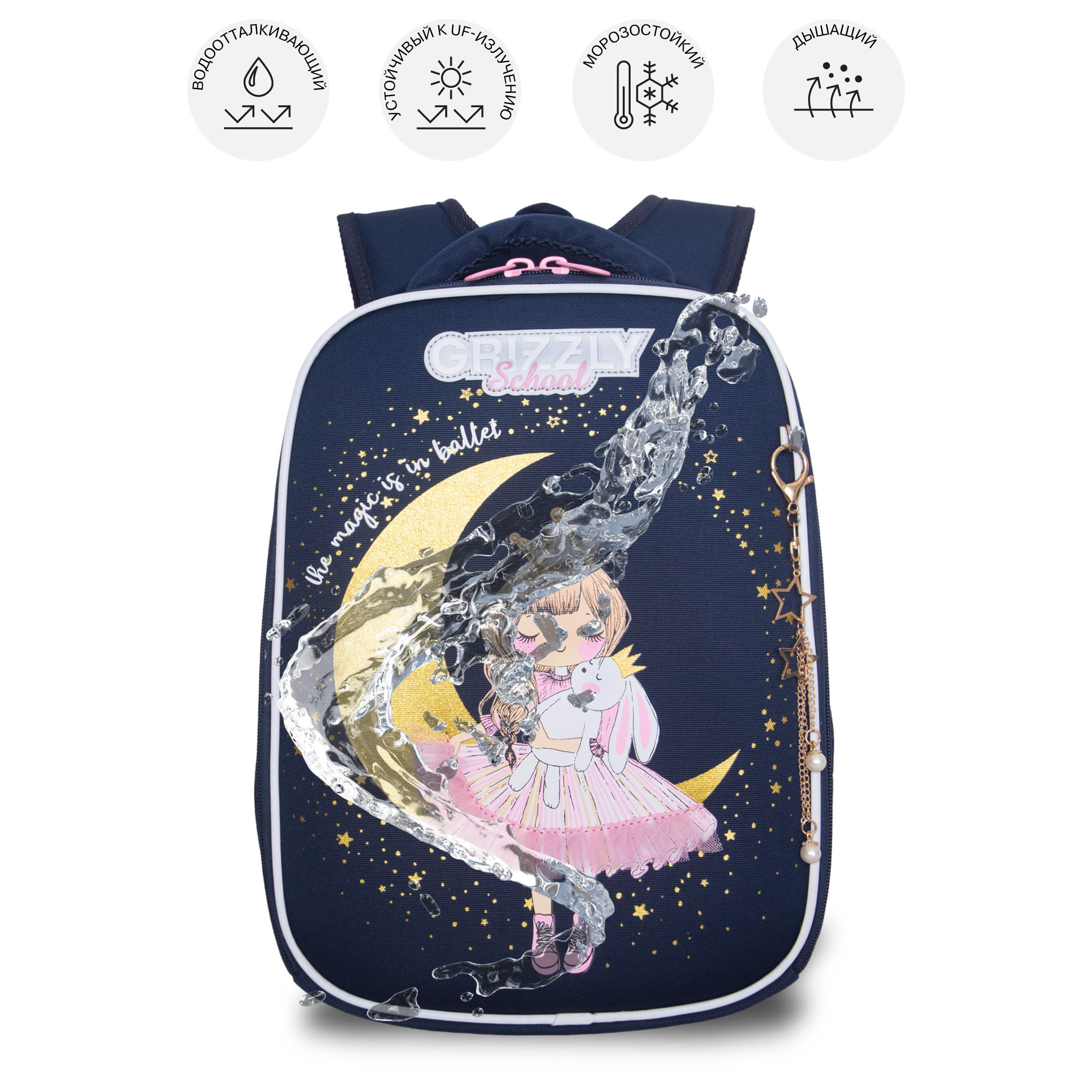 Ранец Grizzly Принцесса - фото 13