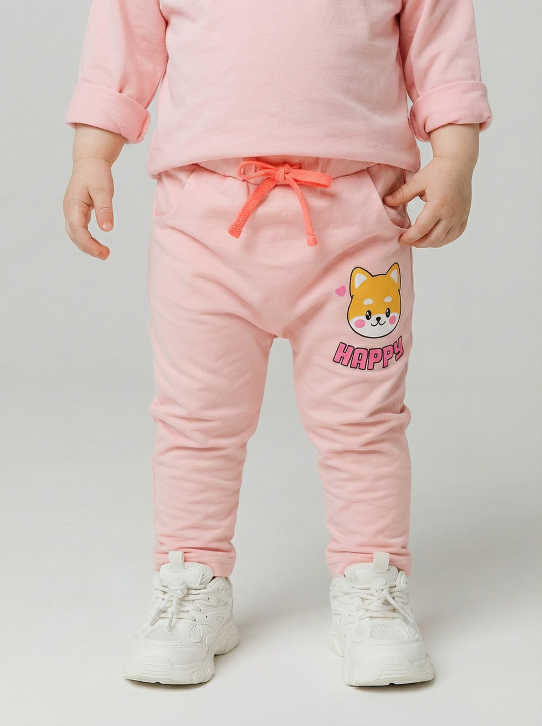 Изображение товара Спортивные брюки для девочек YOULALA с рисунком лисички