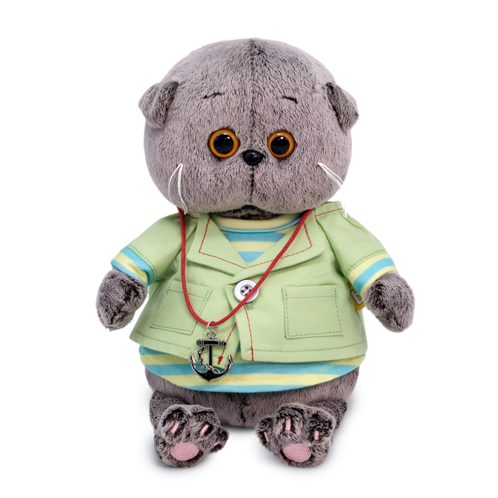 Мягкая игрушка BUDI BASA Басик BABY в морском костюме 20 см BB-105 - фото 1