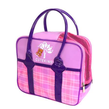 Игрушка мягкая CUTEKINS Мишка в сумке 35049