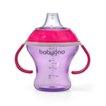 Поильник Babyono Natural 180 мл 1 шт. в ассортименте