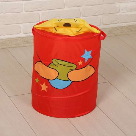 Корзина для игрушек Disney Медвежонок Винни и его друзья с ручками и крышкой