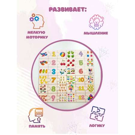Пазл Pema kids деревянный