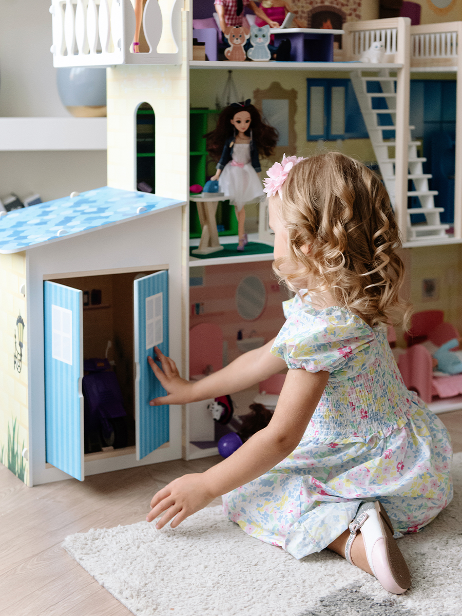 Домик для кукол PAREMO 135 см с мебелью PD316 - фото 7
