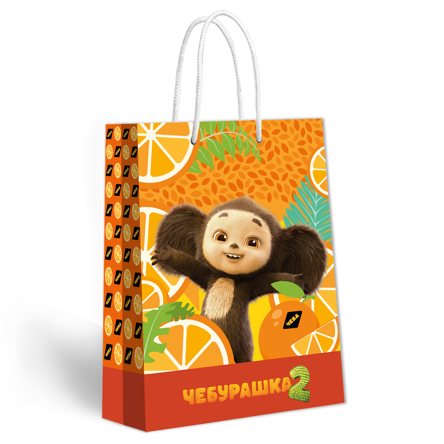 Пакет подарочный ND PLAY Чебурашка 26*36см - фото 1