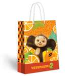 Пакет подарочный ND PLAY Чебурашка 26*36см