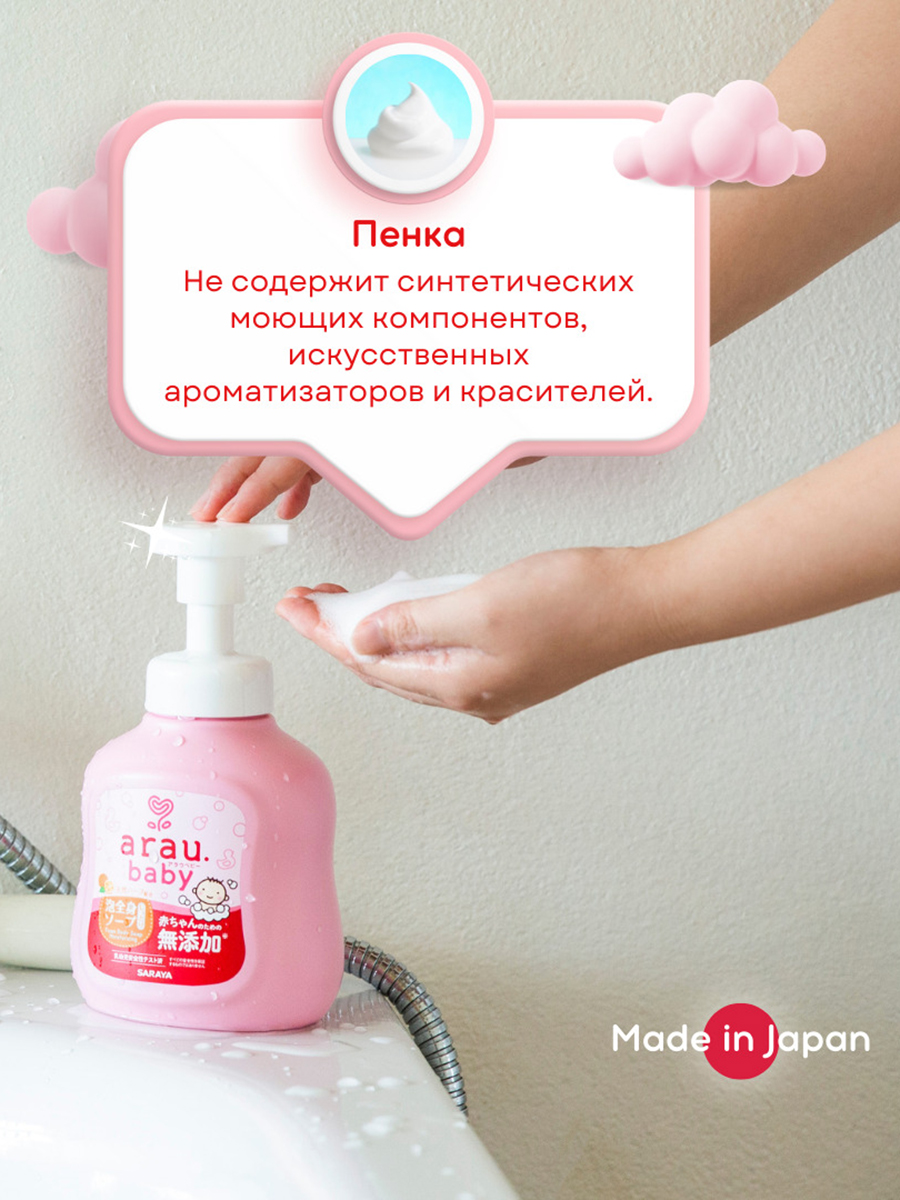 Пена для купания Arau baby Нежная 450 мл - фото 6