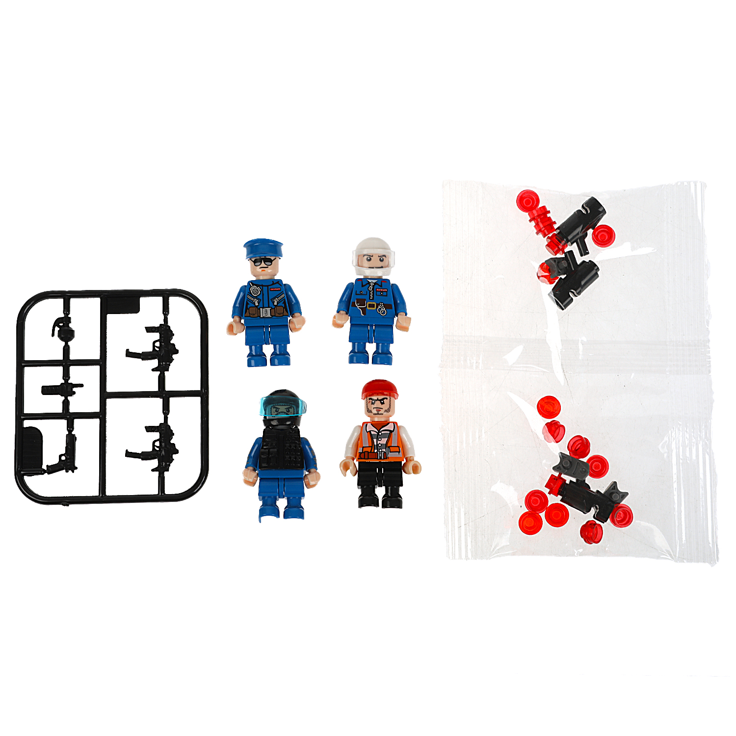 Конструктор Город мастеров Фигурки Полиция 4 дет. - фото 2