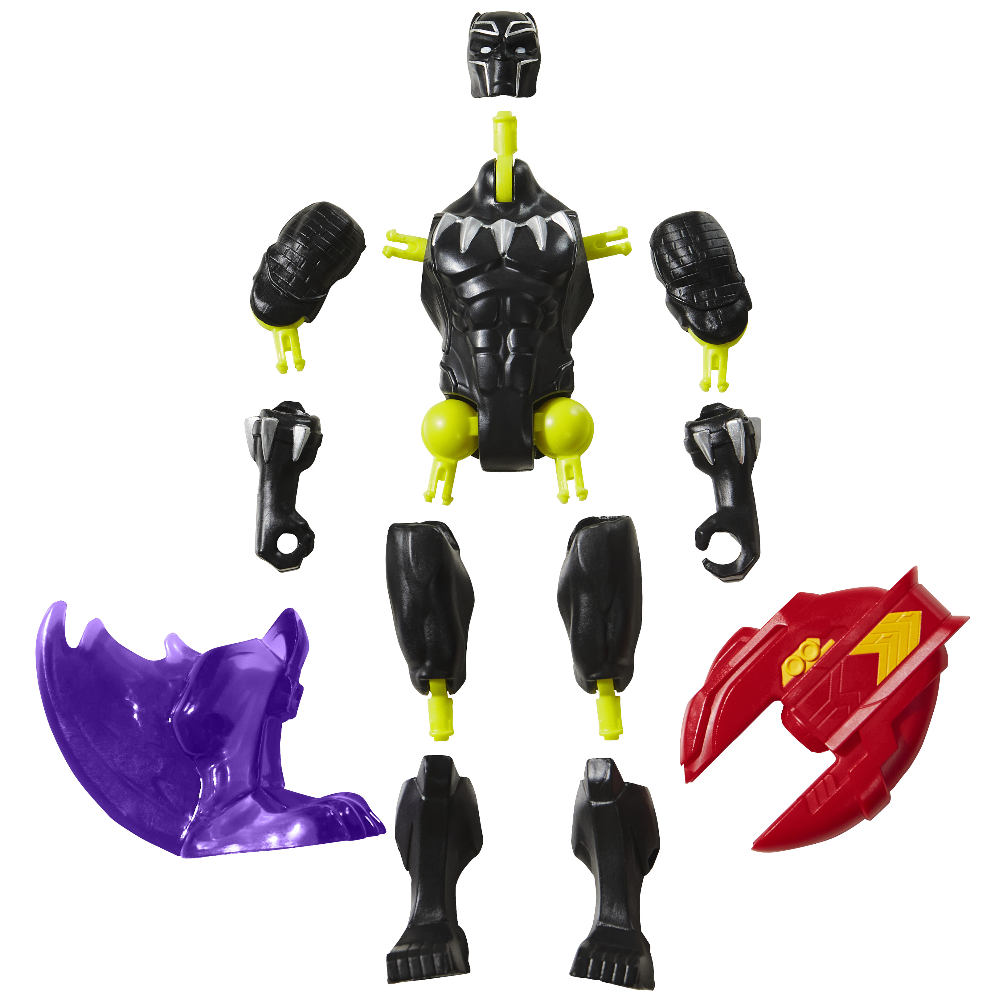 Фигурка Hasbro Делюкс MixMashers BlackPanther - фото 9