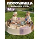 Песочница сборная детская Компания Друзей 2 в 1 с водным каналом