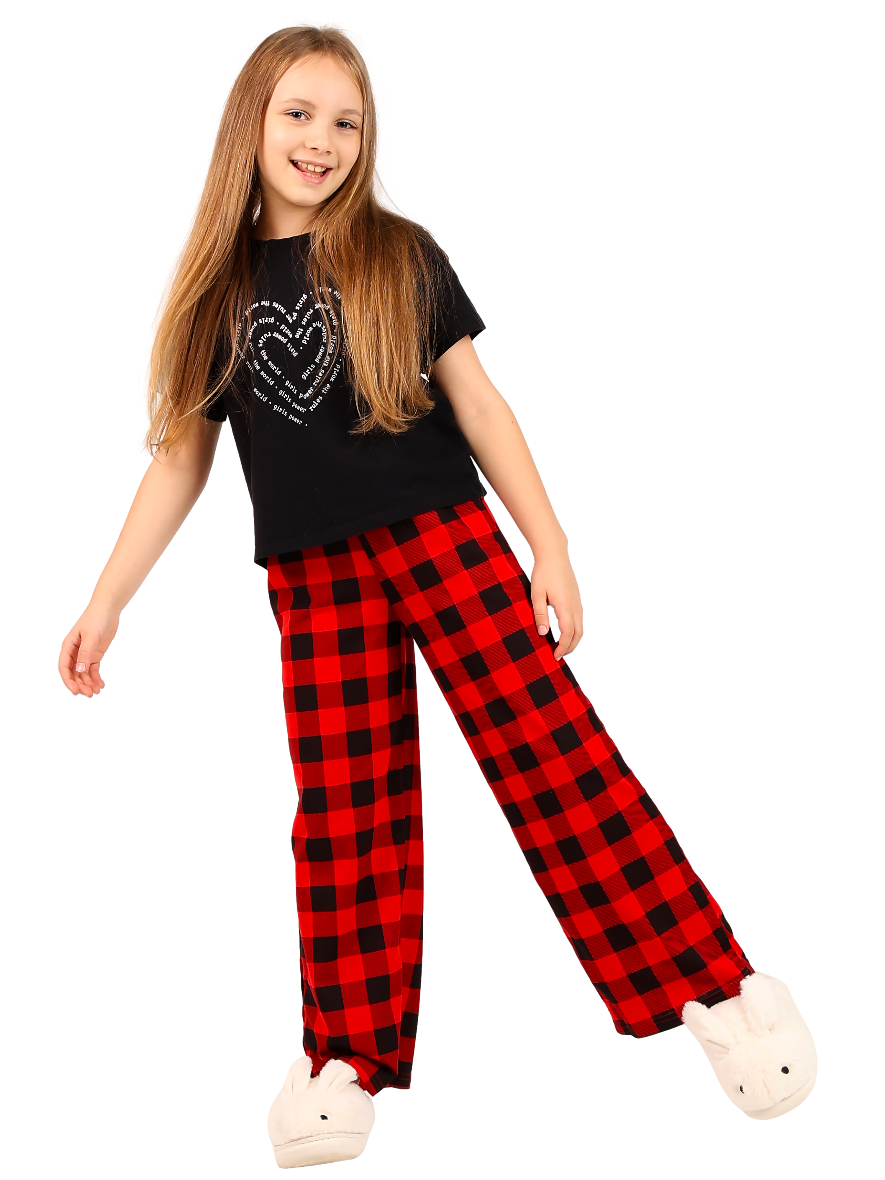 Брюки ДО-Детская Одежда 6307К/красный - фото 1