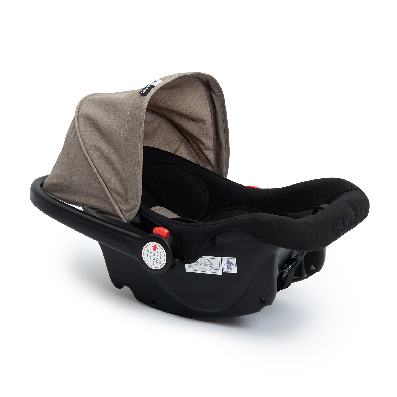 Коляска 3в1 Babyton Flexi Ride Black-Beige - фото 28