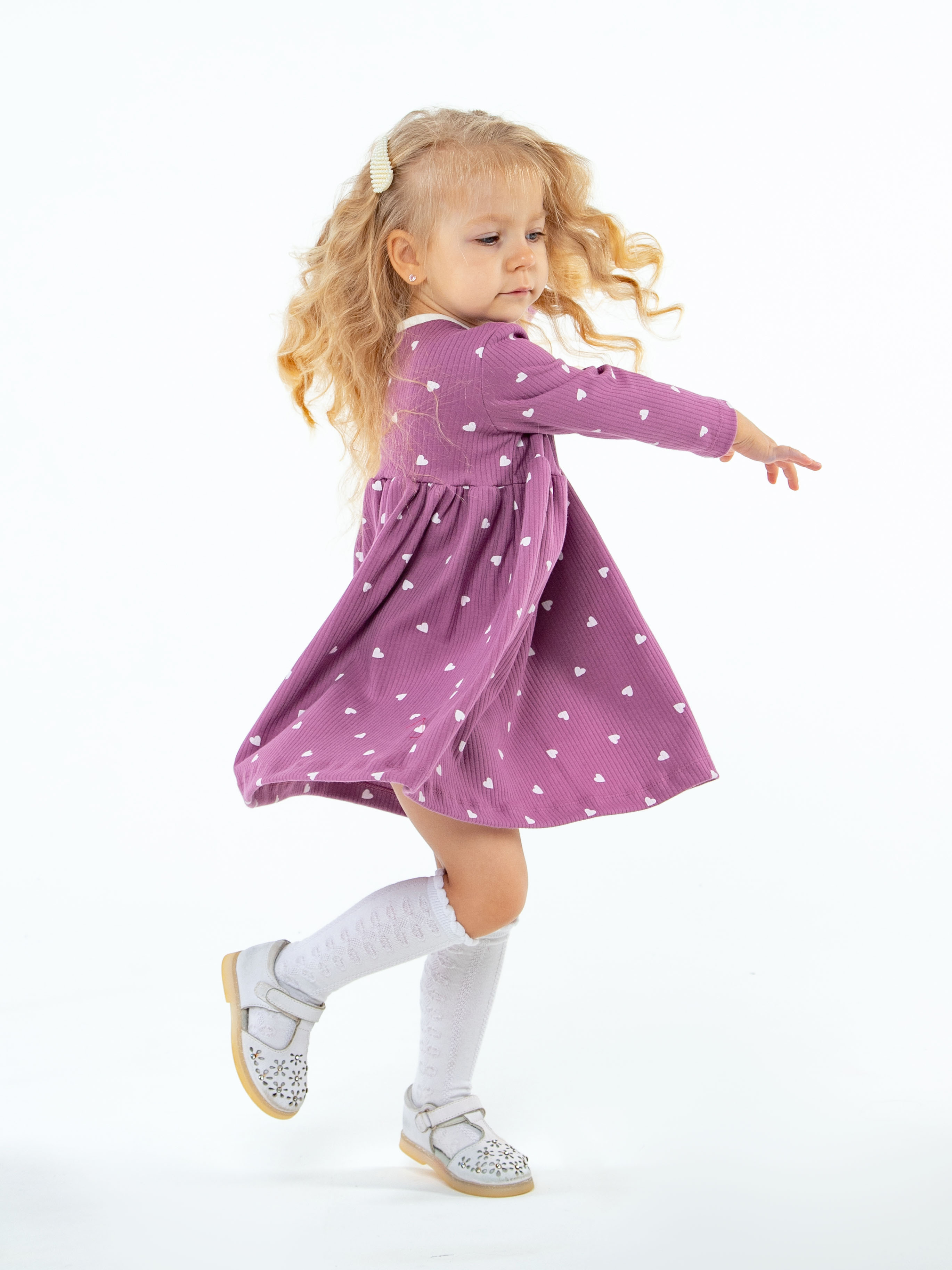 Платье LEVA платье для девочки_мелодия сердец - фото 7