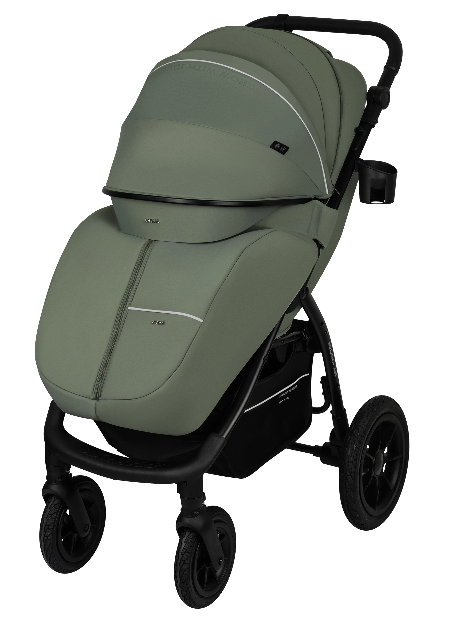 Коляска прогулочная JOVOLA Selena Air new зеленый - фото 3