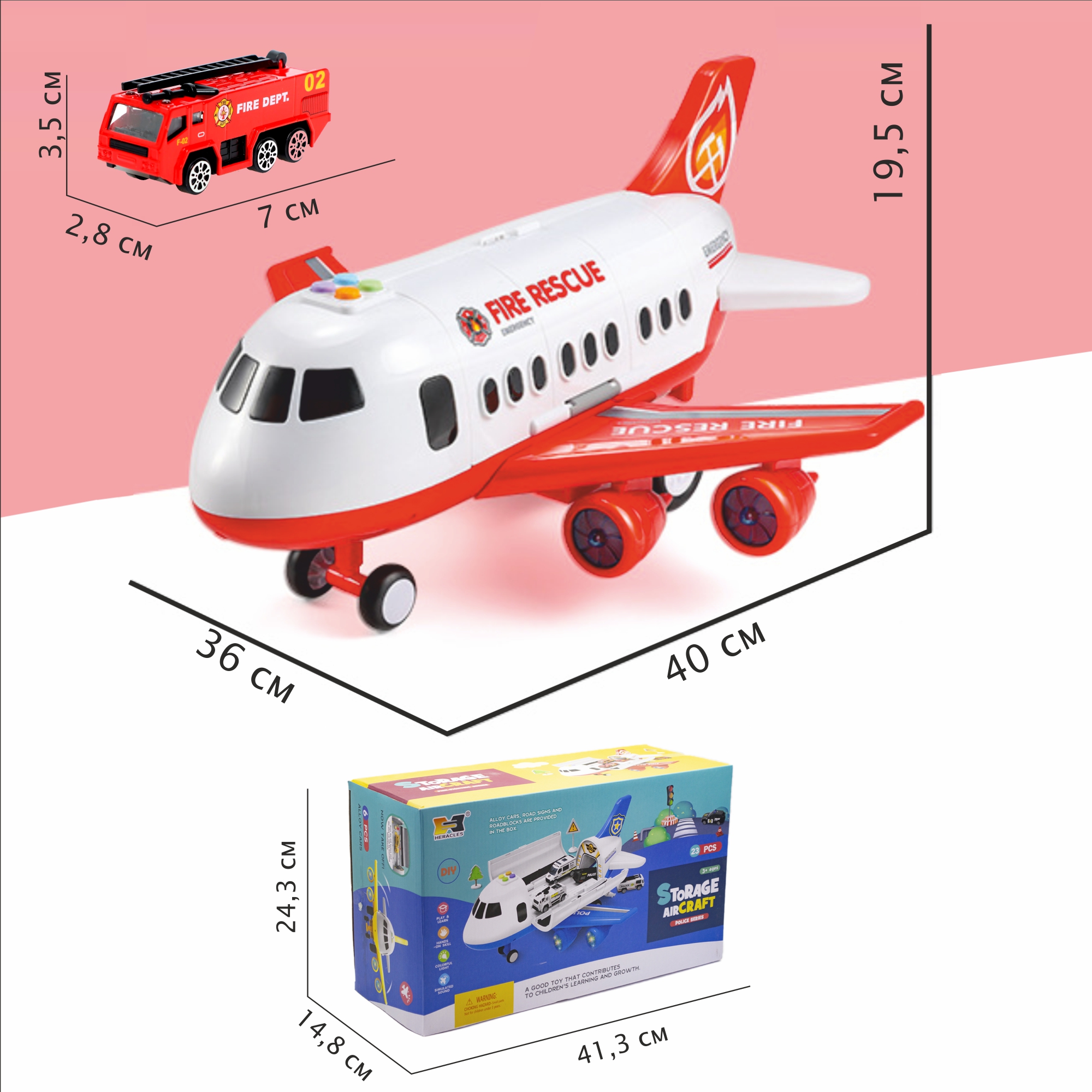 Парковка TIPTOPOLIS Пожарный LP200689168-1 - фото 6