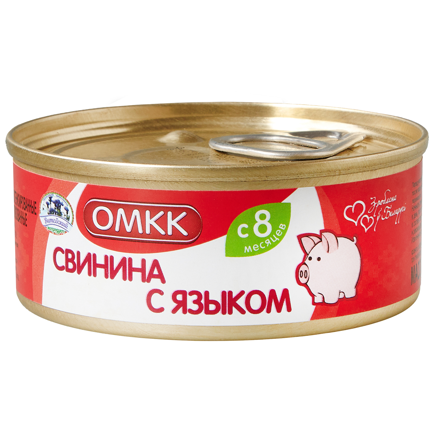 Пюре ОМКК Свинина-язык с 8 мес 100 г - фото 1