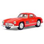 Автомобиль KINSMART Mercedes 300SL 1954 красная 1:36