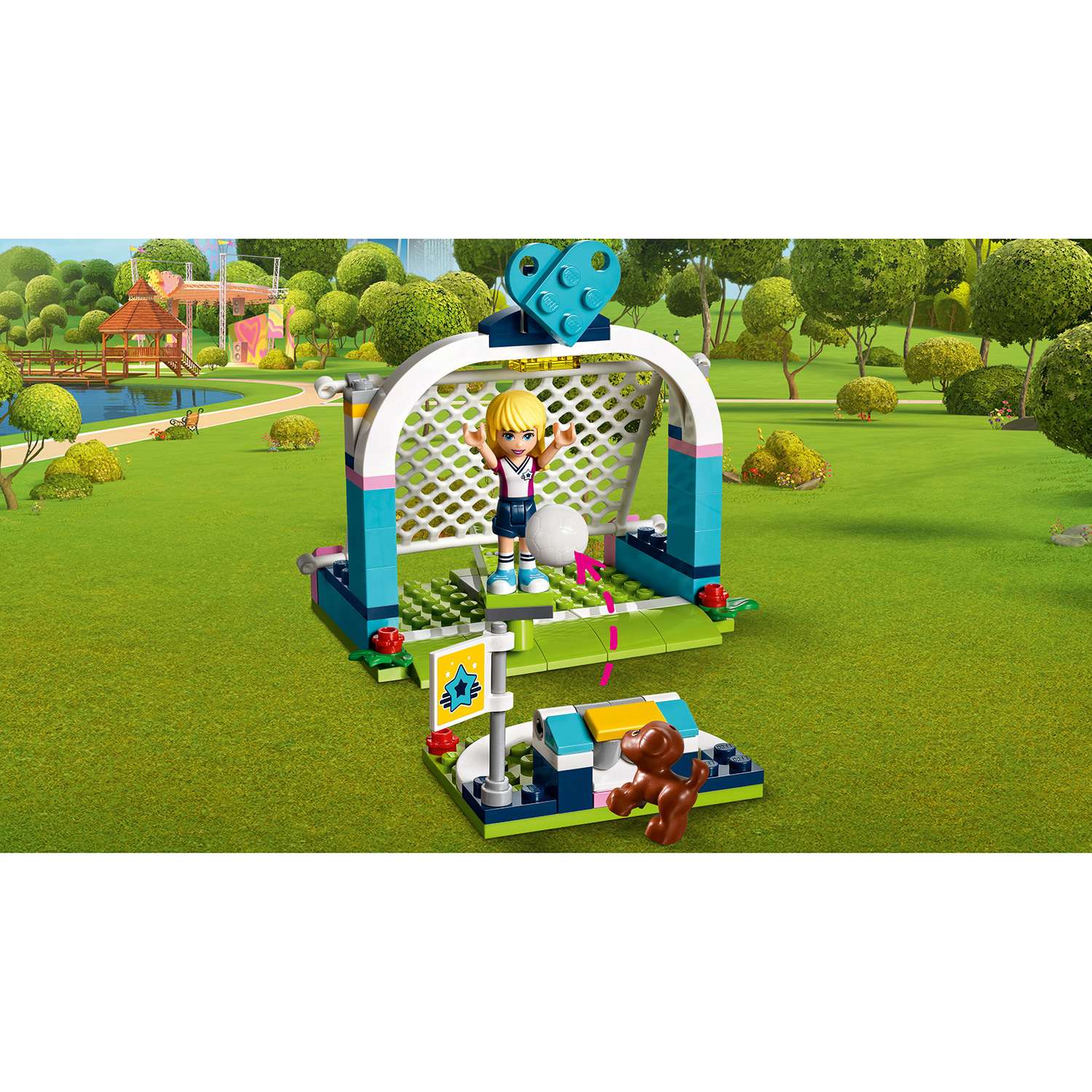 Конструктор LEGO Friends Футбольная тренировка Стефани блочный - фото 5