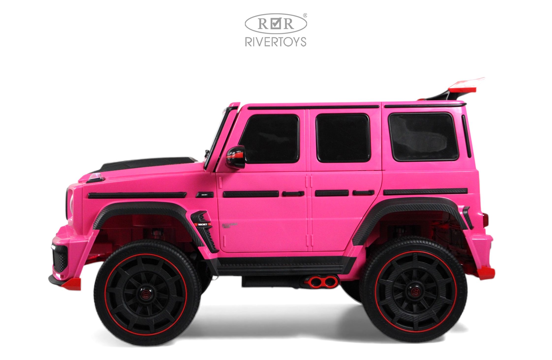 Электромобиль RIVERTOYS Mercedes Z888ZZ-PINK С пультом ДУ - фото 17