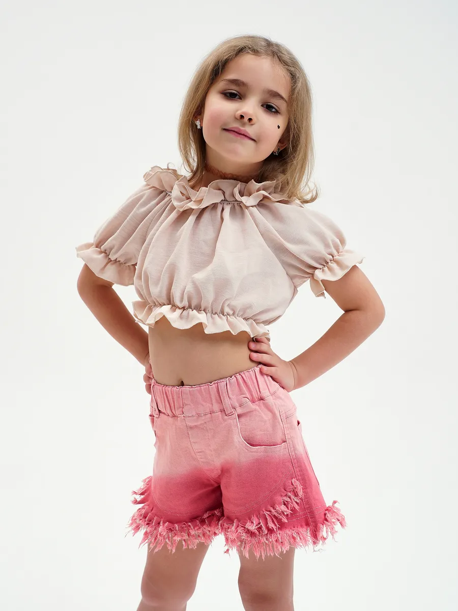 Топ RuStyle Топ-рюшк-однот-беж - фото 6