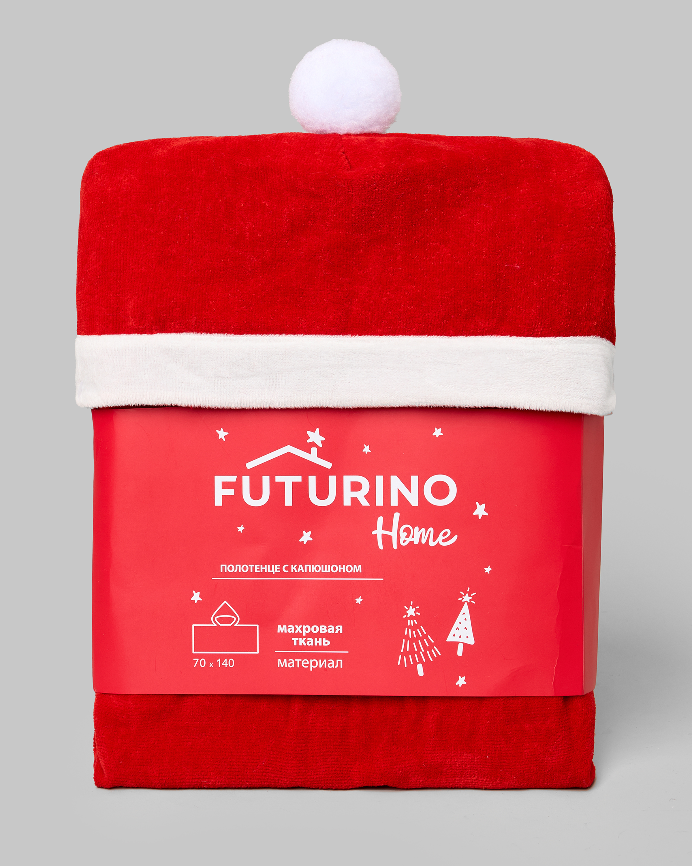 Полотенце-пончо FUTURINO Home новогоднее  - фото 4